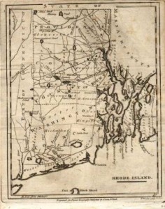 Rhode Island Map 19th Century