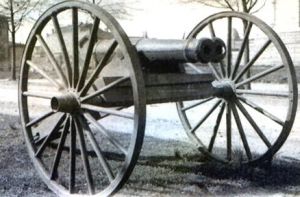 Athens GA Double-barreled canon