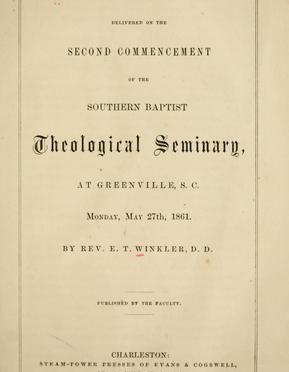 SBTS Commencement 1861