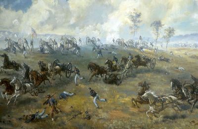 First Battle of Bull Run, Capture of Rickett's Battery