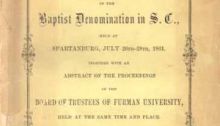 South Carolina Baptist Convention 1861