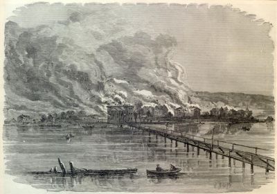 The Confederate Burning of the Town of Hampton, Virginia