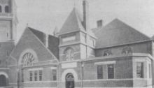 The Second Church Building of First Baptist Church, Muncie, Indiana (build 1890)